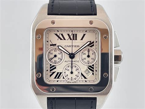 buy vintage santos cartier men|cartier santos 100 chrono.